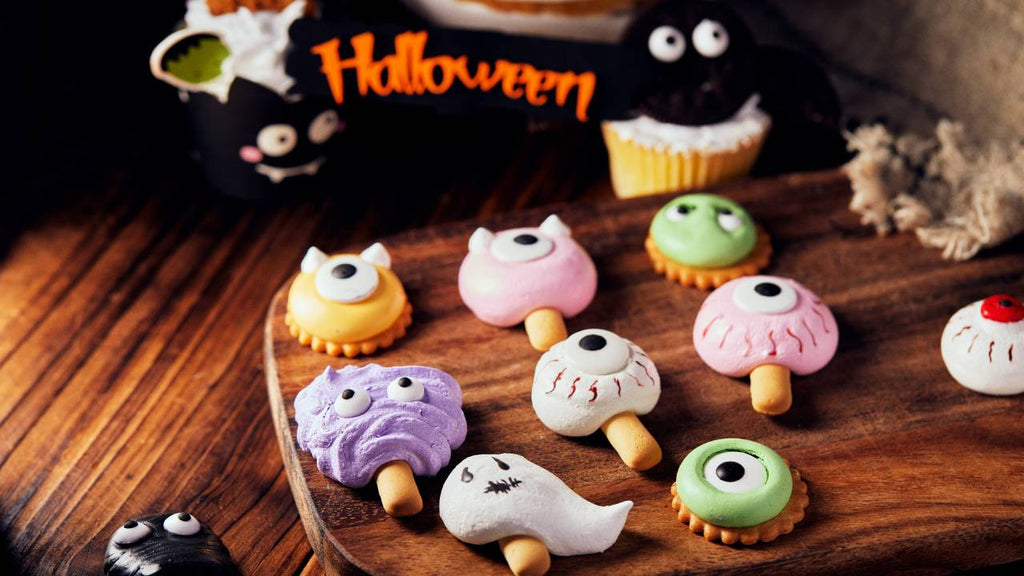 Halloween Ghosts Meringue Cookie