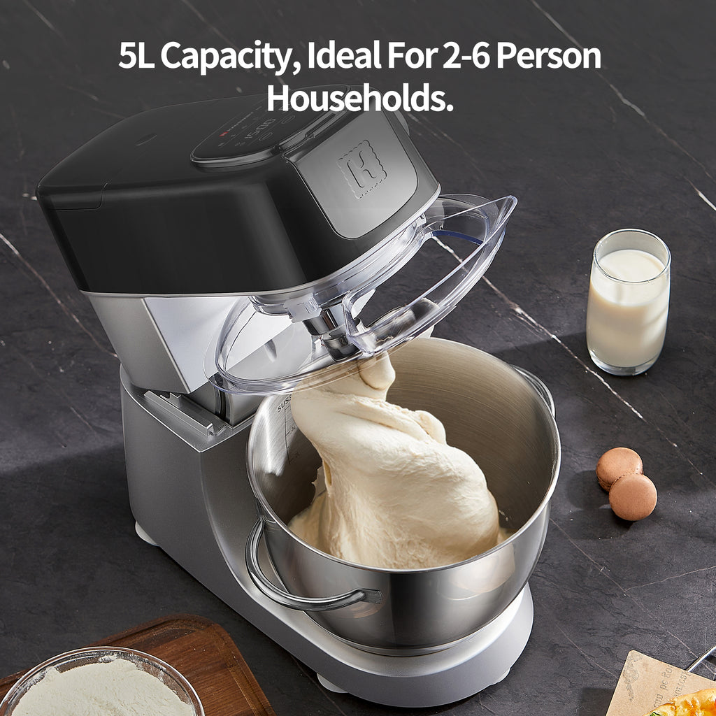Hauswirt® M5 5.3Qt 11 Speeds TiltHead Mixers Kitchen Electric Stand M