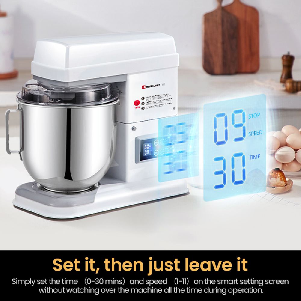 Hauswirt® M6 7L Ultra-Quiet Professional Mixer With LCD Timer